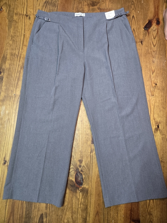 Abercrombie & Fitch Pants - Abercrombie & Fitch Gray Wide-Leg Dress Pants